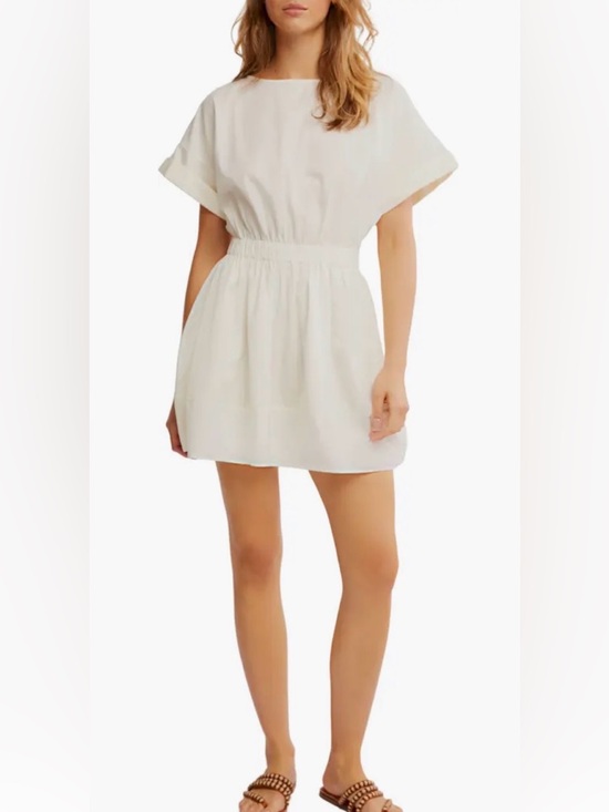 Free People Dresses & Skirts - 36. Free people • NWT White Cotton Dress PTP 20”-25”